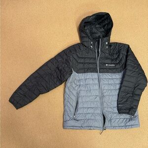 Columbia Black and Gray Puffer Jacket